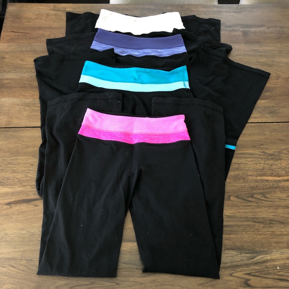 FOUR Lululemon yoga pants